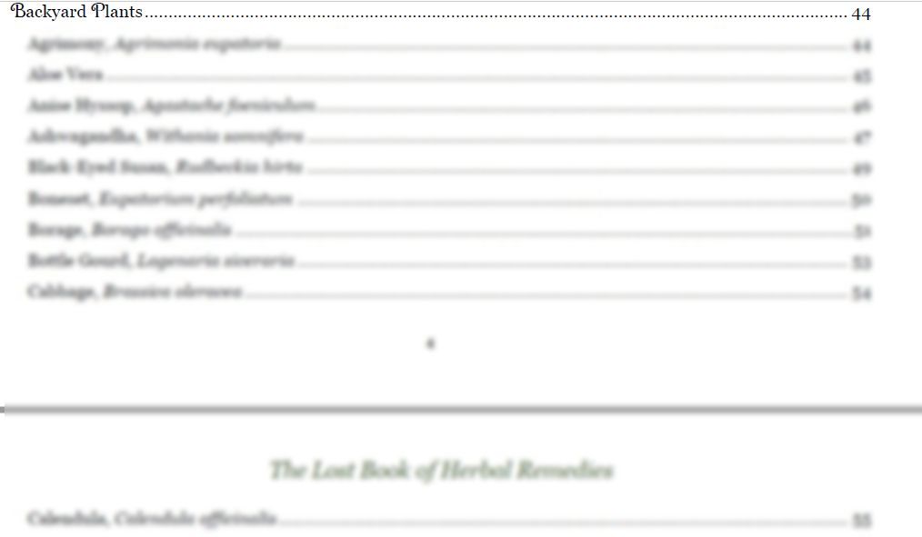 The Lost Book of Herbal Remedies